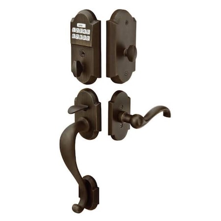 Emtek Medium Bronze Electronic E451211TTMBLH E451211TTMBLH