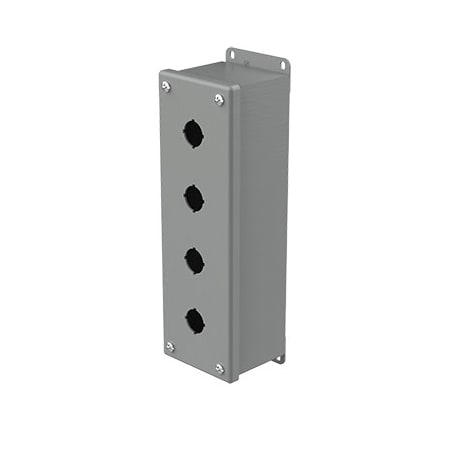 Nvent Hoffman Captive Screws Electrical Enclosures, 10 in H, 2-3/4 in D, 3-1/4 in W, NEMA 12, Steel E4PBG