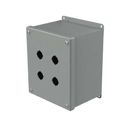 Nvent Hoffman Captive Screws Electrical Enclosures, 7-1/4 in H, 4-3/4 in D, 6-1/4 in W, NEMA 12, Steel E4SPBXM