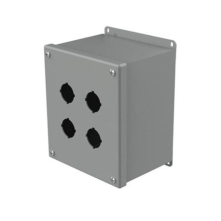 Nvent Hoffman Captive Screws Electrical Enclosures, 7-1/4 in H, 4-3/4 in D, 6-1/4 in W, NEMA 12, Steel E4SPBX