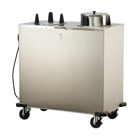 Lakeside Regular Express Heat Cabinet Plate Dispenser - Fits Plates Up to 5" E6200