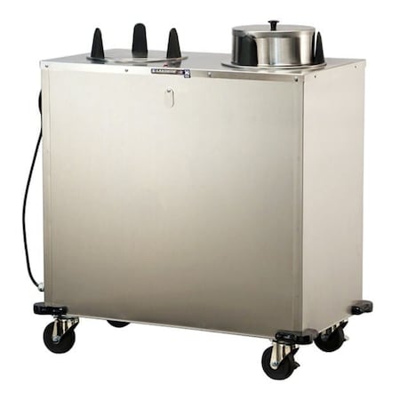 Lakeside Regular Express Heat Plate Dispenser Cabinet - 5-7/8" to 6-1/2" E6206