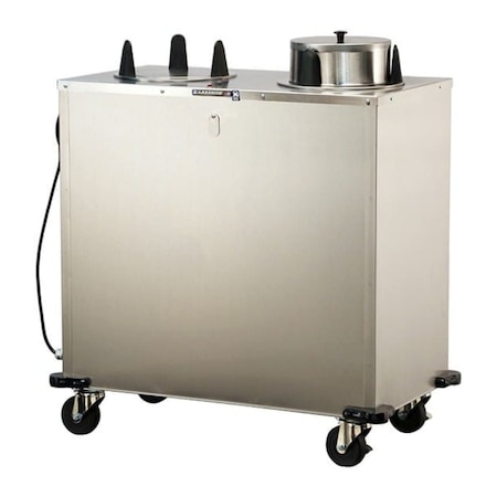 Lakeside Regular Express Heat Plate Dispenser Cabinet - 7-3/8" to 8-1/8" E6208