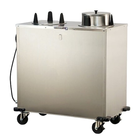 Lakeside Regular Express Heat Plate Dispenser Cabinet - 8-1/4" to 9-1/8" E6209