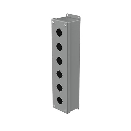 Nvent Hoffman Captive Screws Electrical Enclosures, 14-3/4 in H, 2-3/4 in D, 3-1/4 in W, NEMA 12, Steel E6PBVL