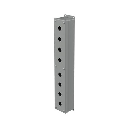 Nvent Hoffman Captive Screws Electrical Enclosures, 20-1/4 in H, 2-3/4 in D, 3-1/4 in W, NEMA 12, Steel E8PBG