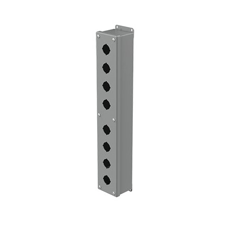Nvent Hoffman Captive Screws Electrical Enclosures, 20-1/4 in H, 2-3/4 in D, 3-1/4 in W, NEMA 12, Steel E8PB