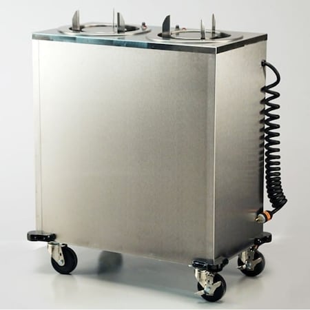 Lakeside Adjust-A-Fit Express Heat Plate Dispenser Cabinet - 6-1/2" to 9-3/4" E927