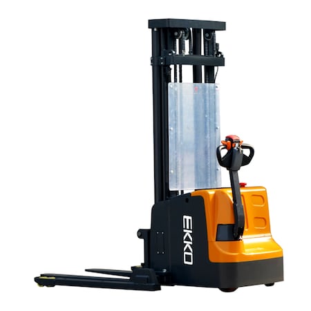 Ekko Full Electric Walkie Straddle Stacker, 4 EB20E