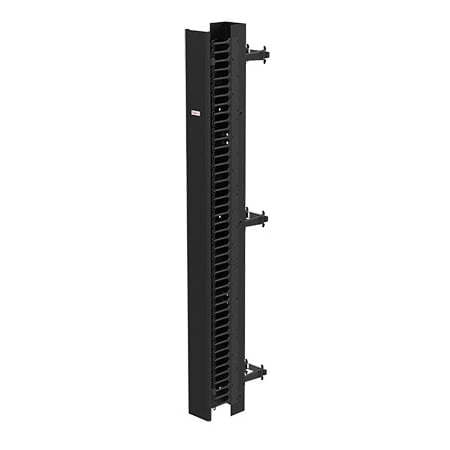 Nvent Hoffman CABLETEK-EC Vertical Cable Manager, 84.00x6.00x9.00, Black, Steel EC6D7