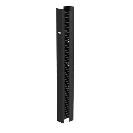 Nvent Hoffman CABLETEK-EC Vertical Cable Manager, 84.00x6.00x9.00, Black, Steel EC6S7