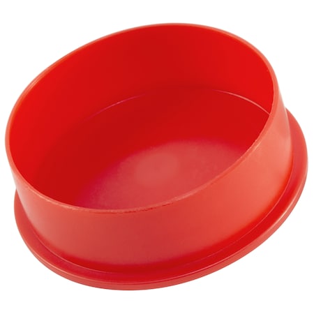 Caplugs Cap, Polyethylene, EC Series, Red, PK500 EC-20