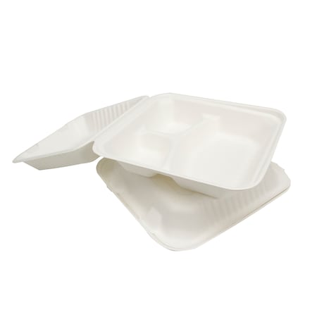 Empress Earth Compostable Container, 1-Comp, 8x8", PK200 EDHL-81