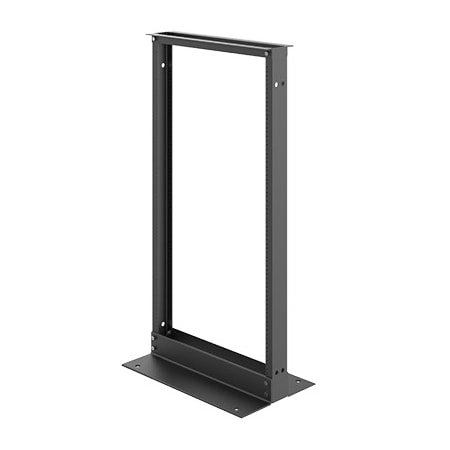 Nvent Hoffman Open Frame Rack, 48.00x24.25x15.00, Blac EDR23FM24U