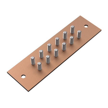 Nvent Hoffman Ground Buss, Copper EGBB2