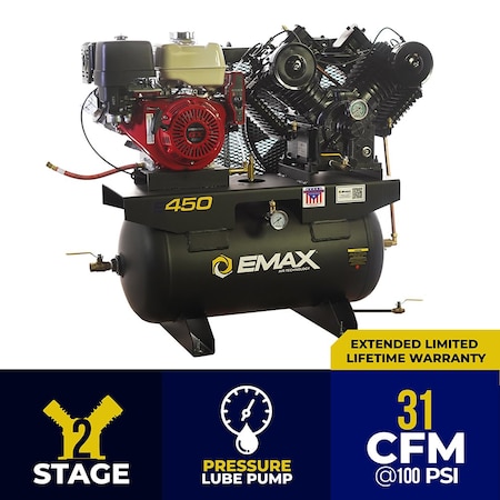 Emax EGES Koher Gas 14HP 20 Gallon 3 IN 1 Air Compressor EGES14020T