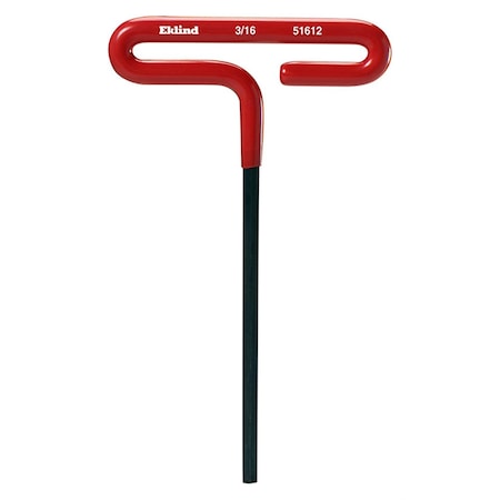 EKLIND T-Handle Hex Key 3/16", 6" Cushion Grip 51612