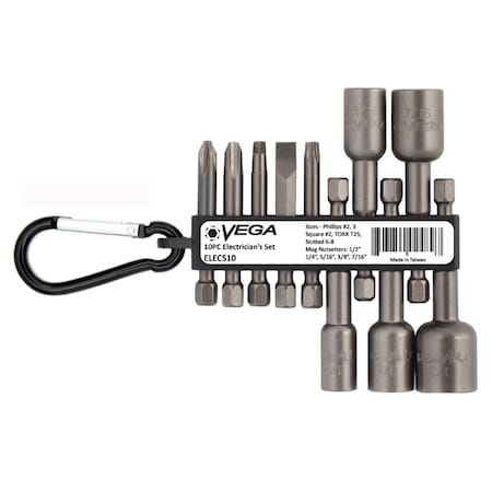 Vega Electricians Set, 10 pieces ELECS10