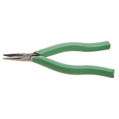 Xcelite Long Nose Plier, 1-3/16"L Jaw, 7/16"W Jaw ELN54GN