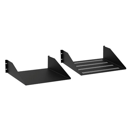 Nvent Hoffman Rack-Mount Steel Shelf, 19.00x22.00, Bla EMSV1922