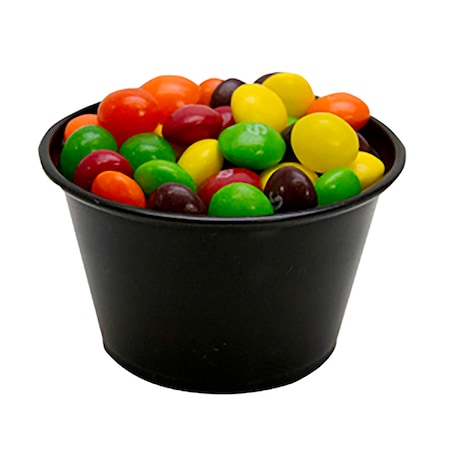 Empress Plastic Portion Cup, 3.25oz., Black, PK2500 EPC325B