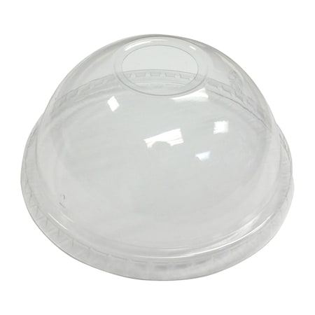 Empress Dome Lid w/ Hole Fits 12oz.-24oz., PK1000 EPETDL12SH