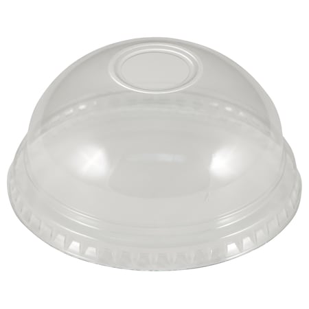 Empress Dome Lid W/ Hole Fits, 9oz./12oz., PK1000 EPETDL12TH