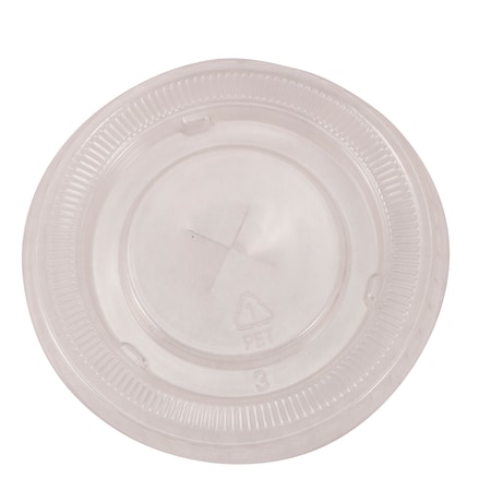 Empress Flat Straw Slot Lid Fits 10oz., PK2000 EPETFL8