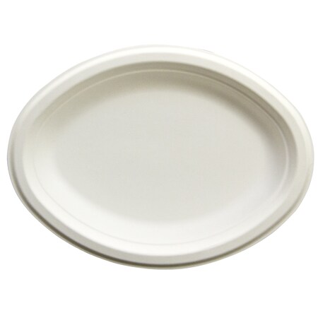 Empress Earth Compostable Platter, 12.5x10", PK500 EPL-16-2