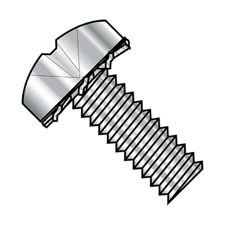 Zoro Select 6-32X3/8 PHIL PAN EXT FT SEMS 410 STAINLESS STEEL 0606EPP410