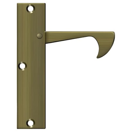 Deltana Edge Pulls-Thin, 4-1/4" Antique Brass EPT425U5