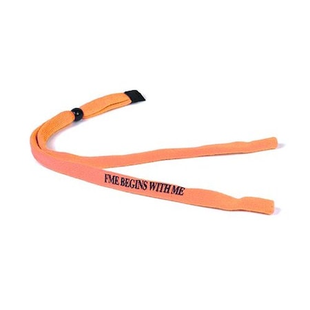 Ty-Flot Eyeglass Retainer, Reg Frame, Orange, PK100 ERETRCHOR