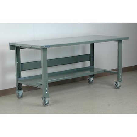 STACKBIN Workbench, Mobile, Height, Adj. ES4830-3512