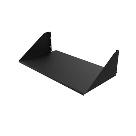 Nvent Hoffman Single-Sided Solid-Steel Shelf, fits 23" rack, Black, Steel ESH23S