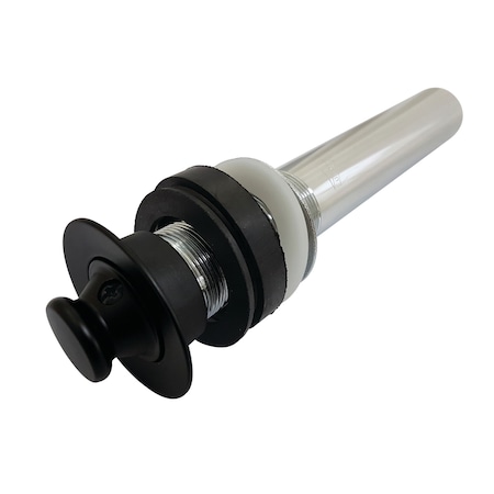 Kingston Brass Brass, Sink Drain, Lift and Turn Sink Drain without Overflow EV3000MB