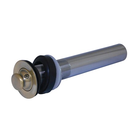 Kingston Brass Brass, Sink Drain, Lift and Turn Sink Drain without Overflow EV3003