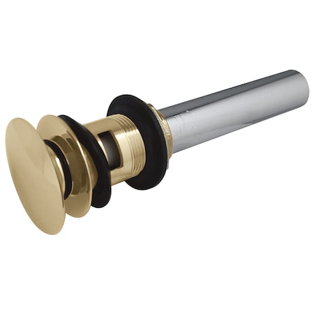 Kingston Brass Brass, Bathroom Sink Drain, Push Pop-Up Drain EV6002