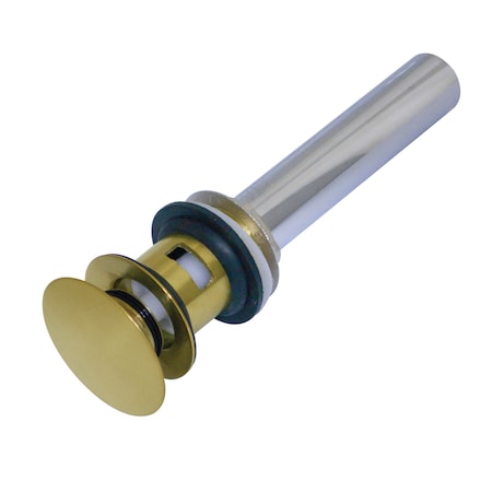 Kingston Brass Brass, Bathroom Sink Drain, Push Pop-Up Drain EV6007