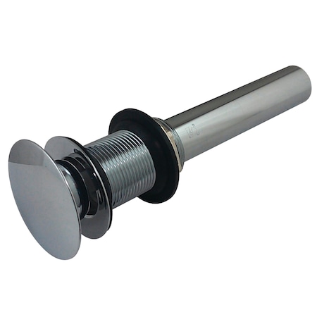 Kingston Brass Brass, Bathroom Sink Drain, Push Pop-Up Drain without Overflow EV7001