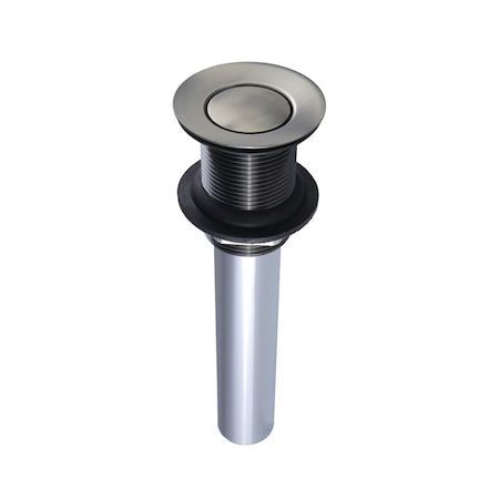 Kingston Brass Brass, Bathroom Sink Drain, Push Pop-Up Drain without Overflow EV8003