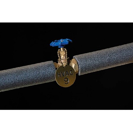 Nmc Tags, 1.5 Round, 020 Aluminum EVT5R