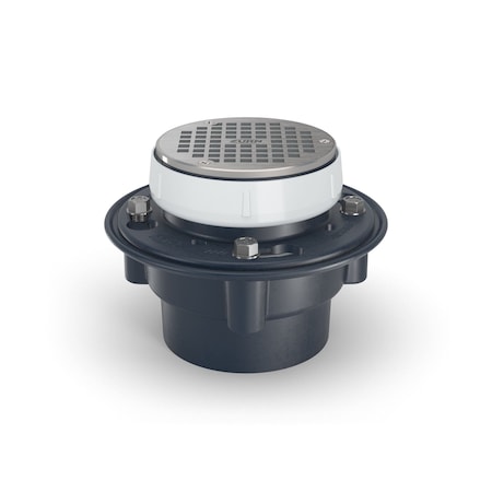 Zurn Floor Drain, Nickel Bronze, Round EZ1-PV4