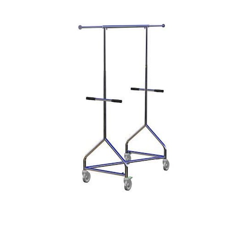 Irsg Rolling Rack with grid shelf;5" Casters (2 swvl/2 brk) EZR-250K2-K4-LZ