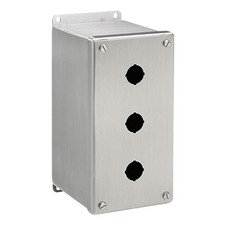 Nvent Hoffman Captive Screws Electrical Enclosures, 10 in H, 4-3/4 in D, 4 in W, NEMA 4X, 304 Stainless Steel E4PBXSS