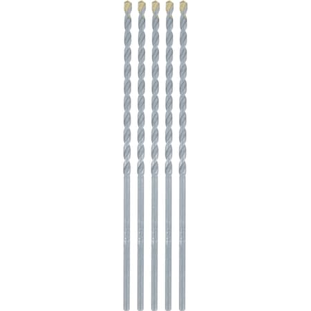 Makita Carbide Tipped Masonry H, 5/32"x6", PK5 E-10615