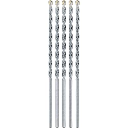 Makita Carbide Tipped Masonry H, 3/16"x6", PK5 E-10621