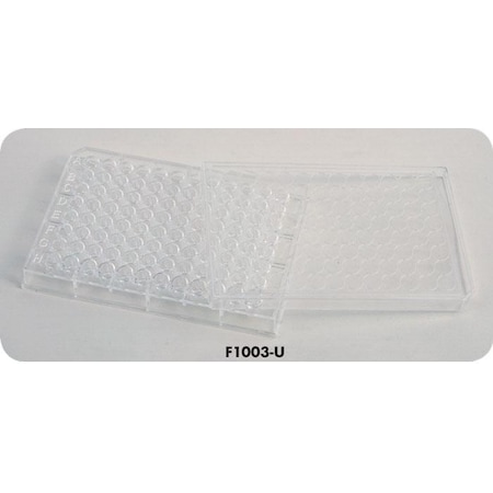 United Scientific Well Plate, Clear Plastic, 96 Well, PK 10 F1003-U