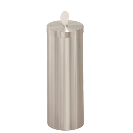 Glaro Dispenser/Storage, Baseless, Silv F1026-SA