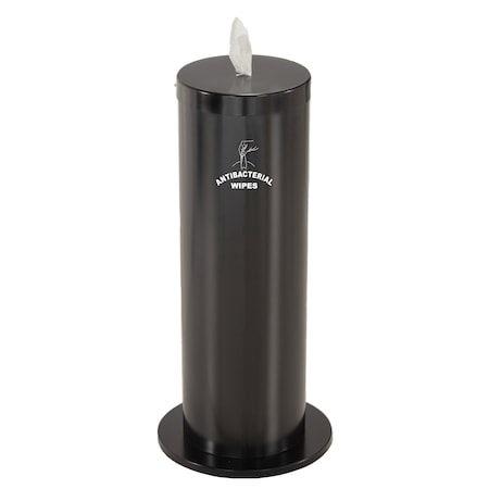 Glaro Dispenser/Storage, Logo, Black F1027-S-BK