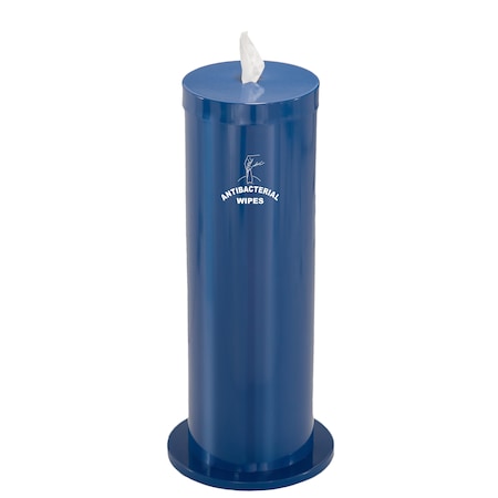 Glaro Dispenser/Storage, Logo, Blue F1027-S-BL